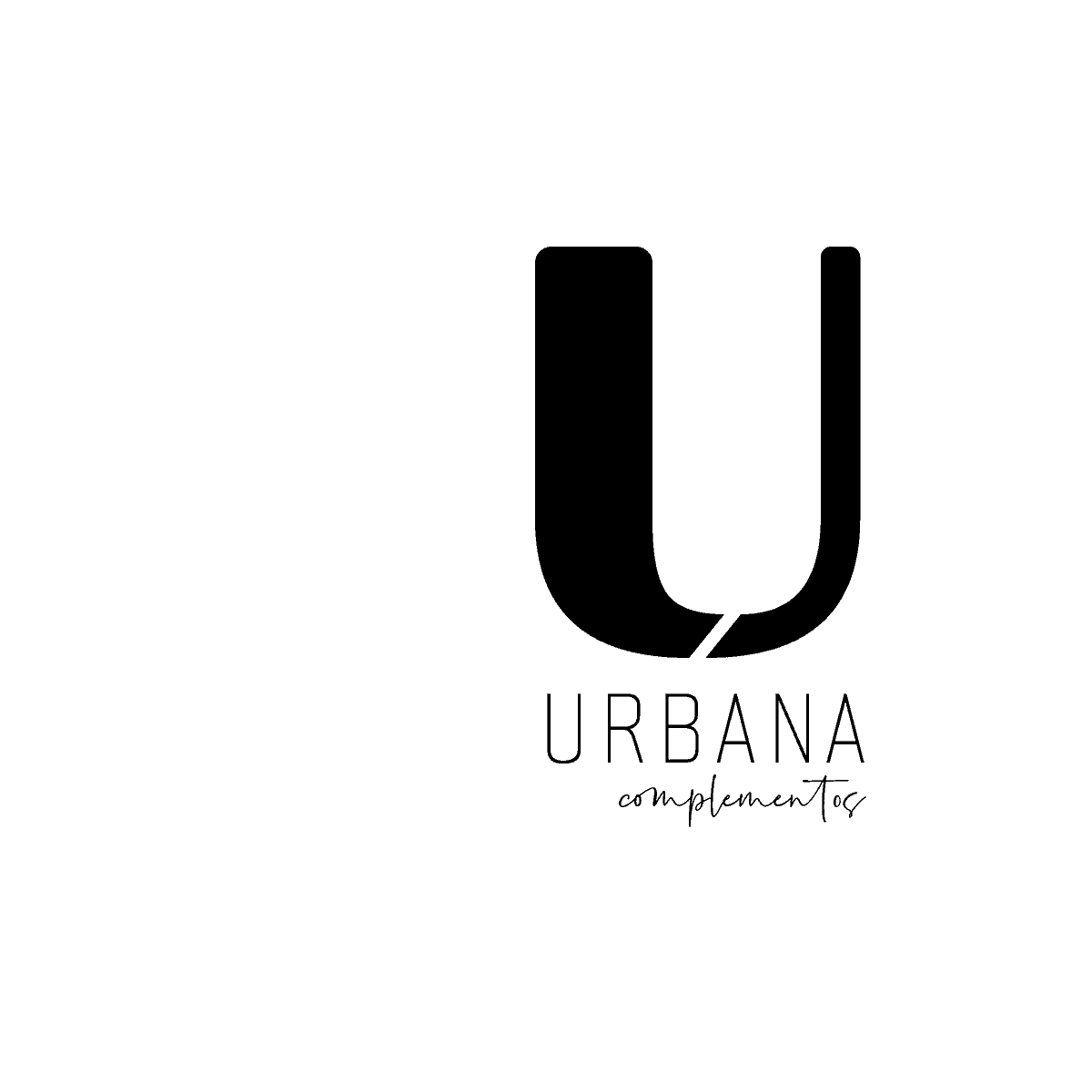 urbana complementos logo negro sin fondo Mesa de trabajo 1